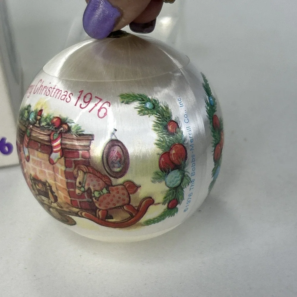 VTG 1976 Raggedy Ann Xmas Ornament Schmid Thread Limited Edition Original Box